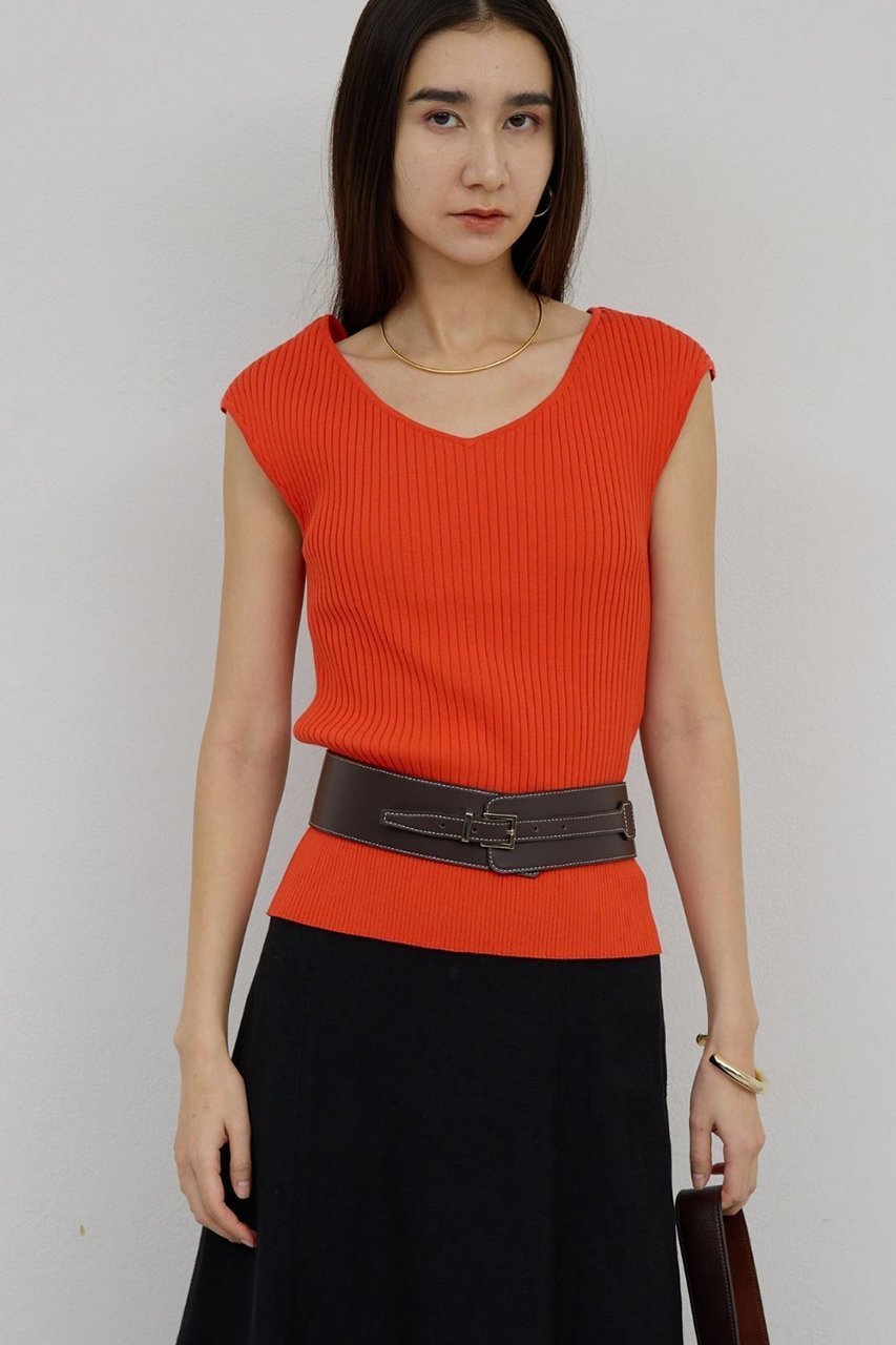 【ガリャルダガランテ/GALLARDAGALANTE】のランダムリブニット 人気、トレンドファッション・服の通販 founy(ファニー) 　ファッション　Fashion　レディースファッション　Fashion for Women　トップス・カットソー　Cut & Sew Tops　ニット　Knit Tops & Sweaters　カジュアルプルオーバー・ニットトップス　Pullovers & Knit Tops / Casual Pullovers　シンプル　Simple, Minimal　リブニット　Rib Knit, Ribbed Knit　新作・新入荷　New Arrivals / New In　other-4|ID: prp329100004932060 ipo3291000000037018002