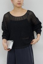 【ガリャルダガランテ/GALLARDAGALANTE】のレーシーメッシュニット ブラック|ID: prp329100004932061 ipo3291000000037018009