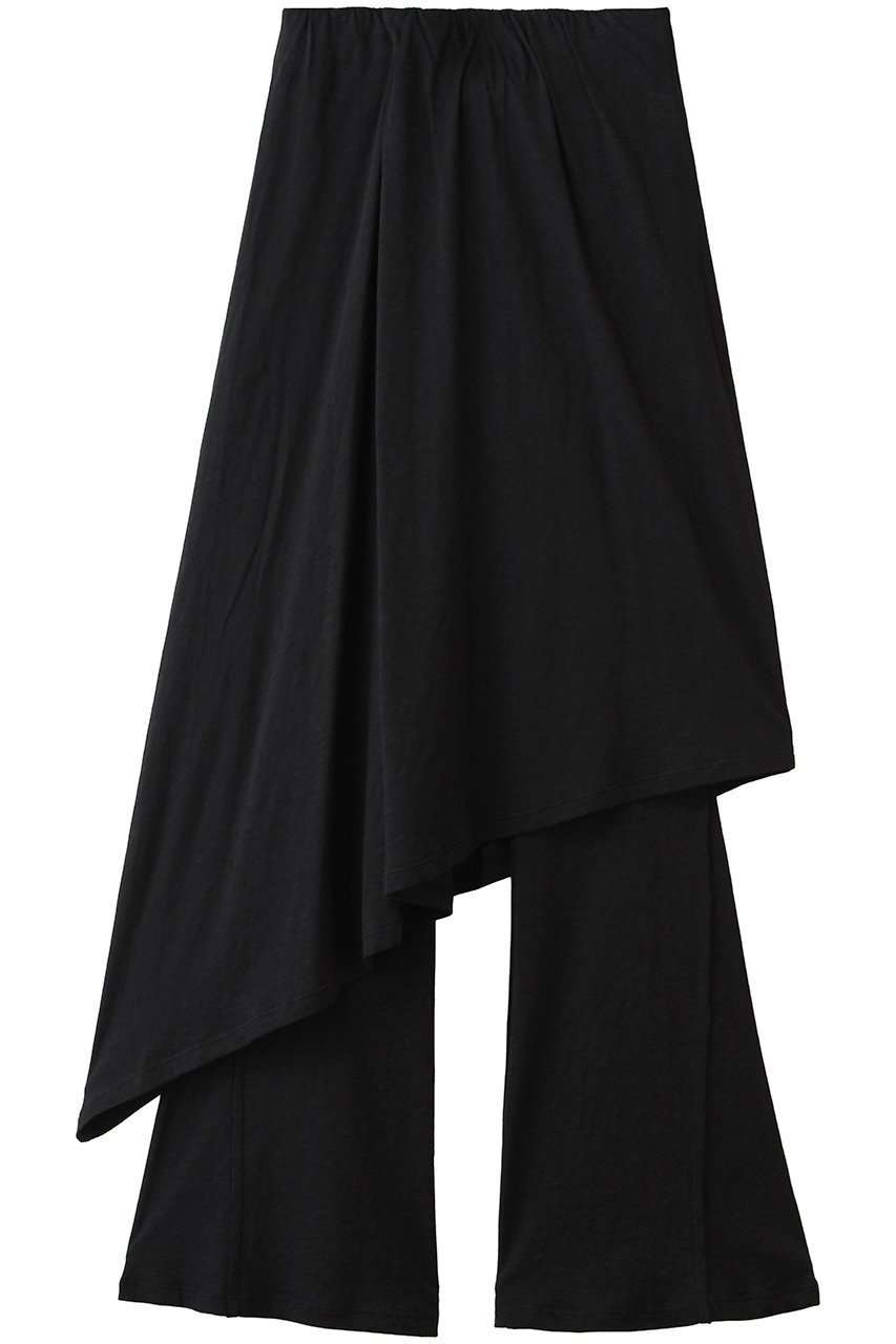 【プランク プロジェクト/PRANK PROJECT】のスラブレイヤードパンツ インテリア・キッズ・メンズ・レディースファッション・服の通販 founy(ファニー) 　ファッション　Fashion　レディースファッション　Fashion for Women　パンツ　Pants & Trousers　おすすめ　Recommended / Our Picks　アシンメトリー　Asymmetrical Style　セットアップ　Set-Up, Coordinated Outfit　フレア　Flare, Flared　新作・新入荷　New Arrivals / New In　旅行　Travel　BLK(ブラック)|ID: prp329100004932068 ipo3291000000037018063