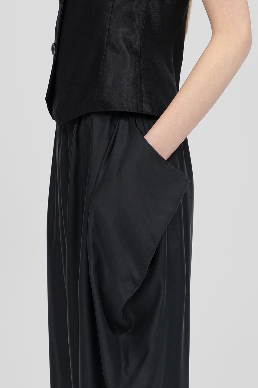 【イロット/IIROT】のchambray ドレープ パンツ 人気、トレンドファッション・服の通販 founy(ファニー) 　ファッション　Fashion　レディースファッション　Fashion for Women　パンツ　Pants & Trousers　キュプラ　Cupro, Eco Fabric　ドレープ　Drape, Draping Fabric　バランス　Balance, Style Balance　フォルム　Silhouette, Form　ボトム　Bottoms, Lower Wear　ポケット　Pocket, Pocket Detail　リラックス　Relax, Relaxed Fit　ヴィンテージ　Vintage Style　新作・新入荷　New Arrivals / New In　other-6|ID: prp329100004932069 ipo3291000000037018078