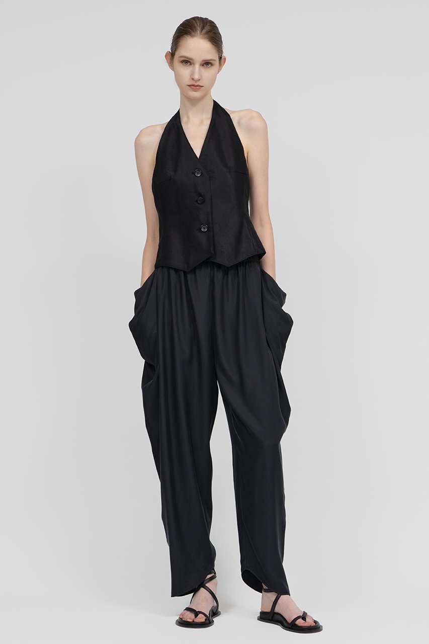 【イロット/IIROT】のchambray ドレープ パンツ 人気、トレンドファッション・服の通販 founy(ファニー) 　ファッション　Fashion　レディースファッション　Fashion for Women　パンツ　Pants & Trousers　キュプラ　Cupro, Eco Fabric　ドレープ　Drape, Draping Fabric　バランス　Balance, Style Balance　フォルム　Silhouette, Form　ボトム　Bottoms, Lower Wear　ポケット　Pocket, Pocket Detail　リラックス　Relax, Relaxed Fit　ヴィンテージ　Vintage Style　新作・新入荷　New Arrivals / New In　other-7|ID: prp329100004932069 ipo3291000000037018079