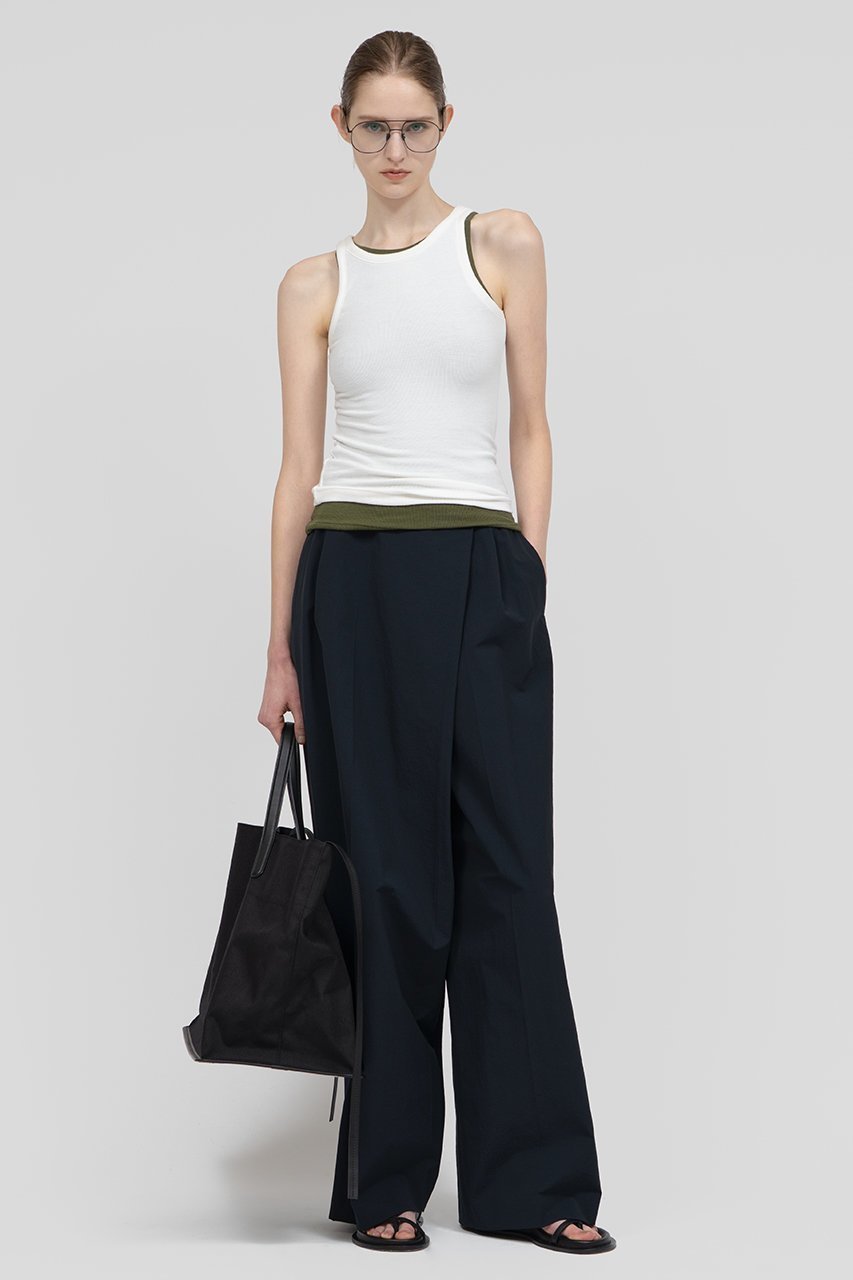 【イロット/IIROT】のnylon cotton cross パンツ 人気、トレンドファッション・服の通販 founy(ファニー) 　ファッション　Fashion　レディースファッション　Fashion for Women　パンツ　Pants & Trousers　フロント　Front, Front Design　エレガント 上品　Elegant　定番　Standard, Basic Item　新作・新入荷　New Arrivals / New In　other-5|ID: prp329100004932070 ipo3291000000037018087