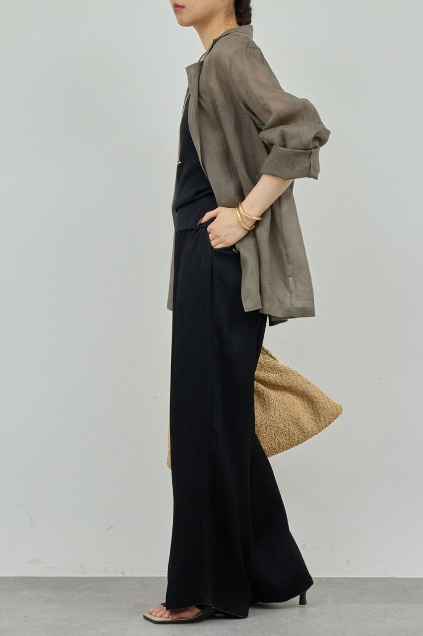 【ガリャルダガランテ/GALLARDAGALANTE】のサテンヨウリュウワイドパンツ 人気、トレンドファッション・服の通販 founy(ファニー) 　ファッション　Fashion　レディースファッション　Fashion for Women　パンツ　Pants & Trousers　サイドジップ　Side Zip, Side Zipper　サテン　Satin, Glossy Fabric　エレガント 上品　Elegant　新作・新入荷　New Arrivals / New In　other-3|ID: prp329100004932075 ipo3291000000037018129