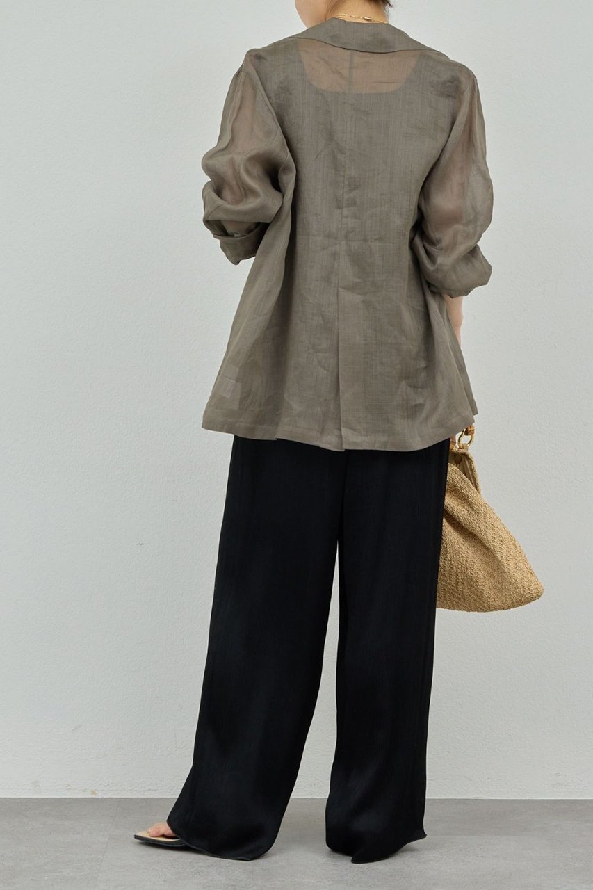 【ガリャルダガランテ/GALLARDAGALANTE】のサテンヨウリュウワイドパンツ 人気、トレンドファッション・服の通販 founy(ファニー) 　ファッション　Fashion　レディースファッション　Fashion for Women　パンツ　Pants & Trousers　サイドジップ　Side Zip, Side Zipper　サテン　Satin, Glossy Fabric　エレガント 上品　Elegant　新作・新入荷　New Arrivals / New In　other-4|ID: prp329100004932075 ipo3291000000037018130