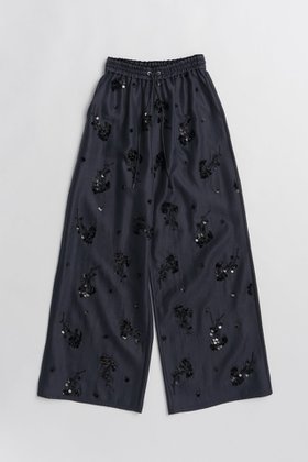 【プランク プロジェクト/PRANK PROJECT】のエンブロイダリーイージーパンツ / Embroidered Easy Pants 人気、トレンドファッション・服の通販 founy(ファニー) ファッション Fashion レディースファッション Fashion for Women パンツ Pants & Trousers スパンコール Sequins, Sequin Embellishment バランス Balance, Style Balance ボトム Bottoms, Lower Wear モチーフ Motif, Design Theme ワイド Wide, Wide Fit 夏 Summer 新作・新入荷 New Arrivals / New In |ID:prp329100004932079