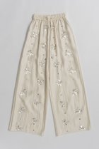 【プランク プロジェクト/PRANK PROJECT】のエンブロイダリーイージーパンツ / Embroidered Easy Pants WHT(ホワイト)|ID: prp329100004932079 ipo3291000000037018160