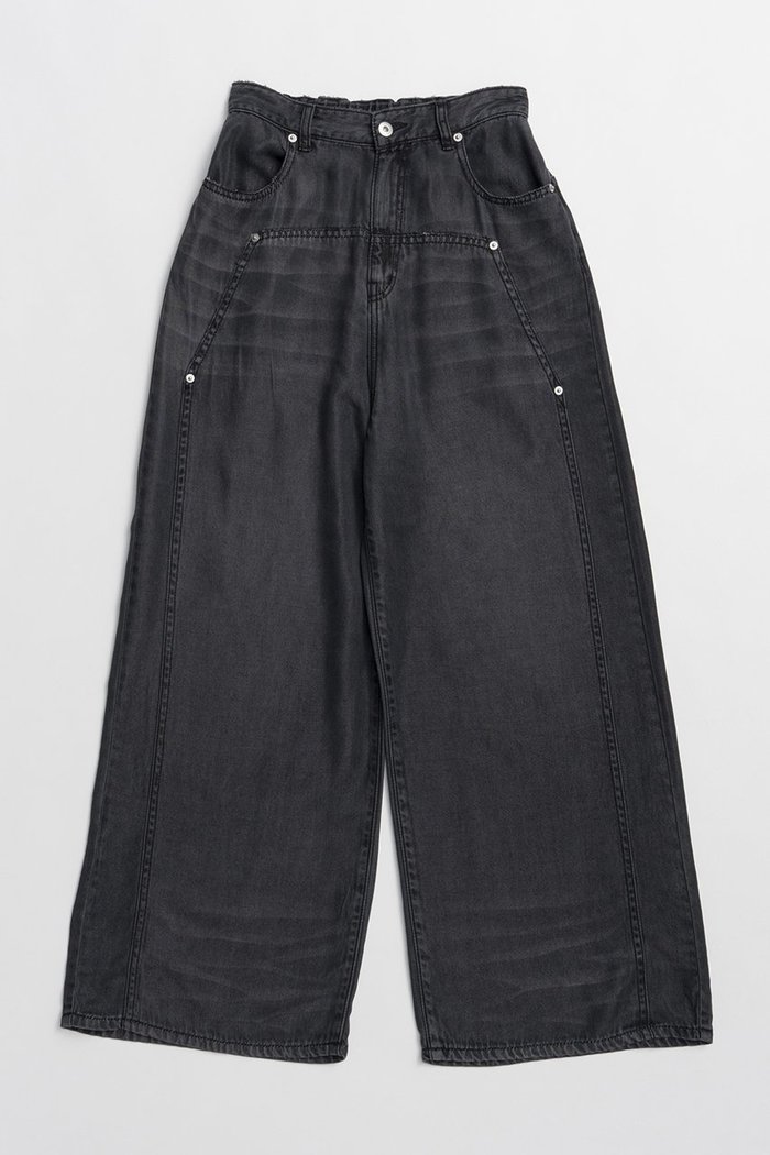 【プランク プロジェクト/PRANK PROJECT】のテンセルデニムワイドパンツ / Tencel Denim Wide Pants インテリア・キッズ・メンズ・レディースファッション・服の通販 founy(ファニー) https://founy.com/ ファッション Fashion レディースファッション Fashion for Women パンツ Pants & Trousers クラシック Classic, Timeless Style デニム Denim, Jeans Material ブリーチ Bleach, Washed Finish リアル Real, Realistic ワイド Wide, Wide Fit 夏 Summer 新作・新入荷 New Arrivals / New In |ID: prp329100004932080 ipo3291000000037018168