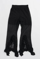 【プランク プロジェクト/PRANK PROJECT】のシアーニットフリルパンツ / Sheer Knit Frill Pants BLK(ブラック)|ID: prp329100004932081 ipo3291000000037018178
