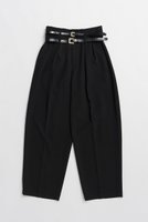 【プランク プロジェクト/PRANK PROJECT】のダブルベルトスラックス / Double Belt Slacks 人気、トレンドファッション・服の通販 founy(ファニー) ファッション Fashion レディースファッション Fashion for Women パンツ Pants & Trousers ベルト&ウエストマーク Belts & Waist Accessories コンパクト Compact, Small Size シンプル Simple, Minimal ストレート Straight, Straight Cut フロント Front, Front Design 新作・新入荷 New Arrivals / New In |ID:prp329100004932082