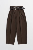 【プランク プロジェクト/PRANK PROJECT】のダブルベルトスラックス / Double Belt Slacks BRN(ブラウン)|ID: prp329100004932082 ipo3291000000037018189