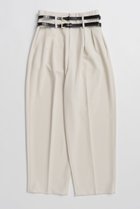 【プランク プロジェクト/PRANK PROJECT】のダブルベルトスラックス / Double Belt Slacks WHT(ホワイト)|ID: prp329100004932082 ipo3291000000037018190
