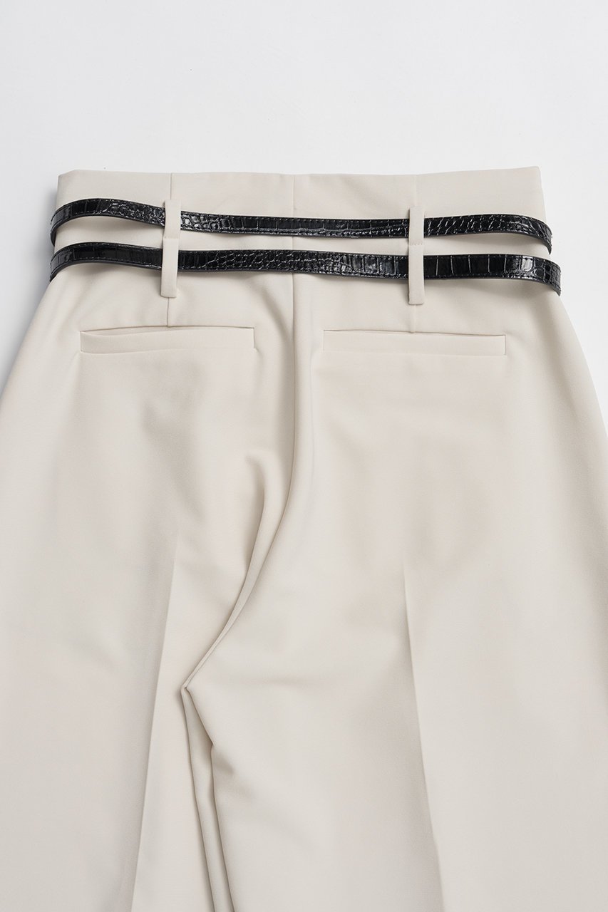 【プランク プロジェクト/PRANK PROJECT】のダブルベルトスラックス / Double Belt Slacks 人気、トレンドファッション・服の通販 founy(ファニー) 　ファッション　Fashion　レディースファッション　Fashion for Women　パンツ　Pants & Trousers　ベルト&ウエストマーク　Belts & Waist Accessories　コンパクト　Compact, Small Size　シンプル　Simple, Minimal　ストレート　Straight, Straight Cut　フロント　Front, Front Design　新作・新入荷　New Arrivals / New In　other-4|ID: prp329100004932082 ipo3291000000037018193