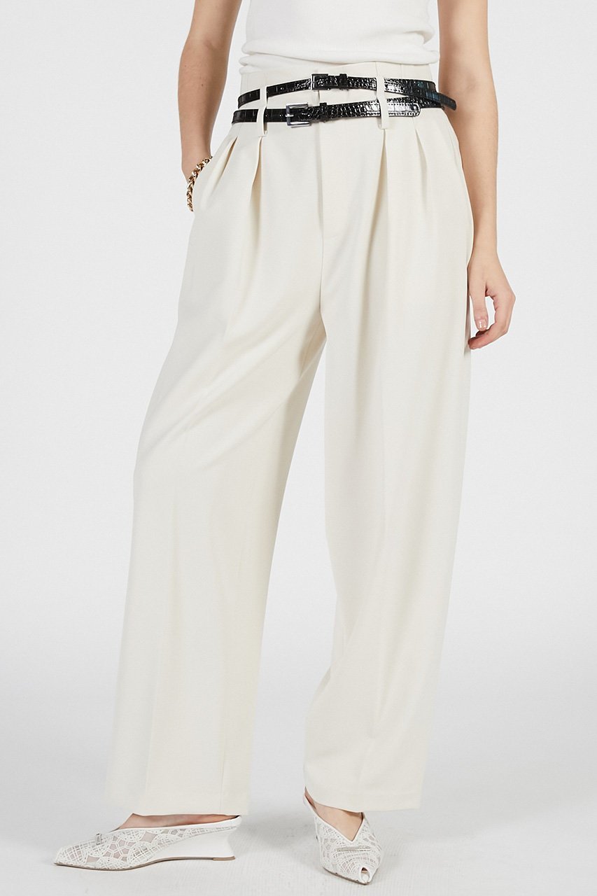 【プランク プロジェクト/PRANK PROJECT】のダブルベルトスラックス / Double Belt Slacks 人気、トレンドファッション・服の通販 founy(ファニー) 　ファッション　Fashion　レディースファッション　Fashion for Women　パンツ　Pants & Trousers　ベルト&ウエストマーク　Belts & Waist Accessories　コンパクト　Compact, Small Size　シンプル　Simple, Minimal　ストレート　Straight, Straight Cut　フロント　Front, Front Design　新作・新入荷　New Arrivals / New In　other-6|ID: prp329100004932082 ipo3291000000037018195