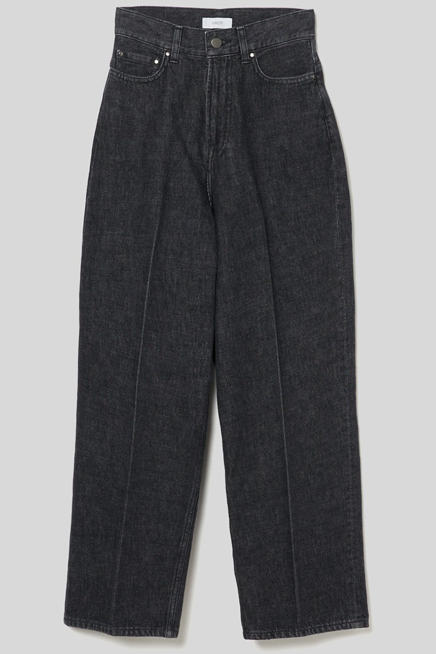 【イロット/IIROT】のテーパード ジーンズ インテリア・キッズ・メンズ・レディースファッション・服の通販 founy(ファニー) 　ファッション　Fashion　レディースファッション　Fashion for Women　パンツ　Pants & Trousers　デニムパンツ・ジーンズ・美脚デニム　Denim Jeans & Pants　ジーンズ　Jeans, Denim Pants　スラックス　Slacks, Dress Pants　テーパード　Tapered, Tapered Pants　デニム　Denim, Jeans Material　ハイライズ　High Rise, High Waist　バランス　Balance, Style Balance　エレガント 上品　Elegant　定番　Standard, Basic Item　新作・新入荷　New Arrivals / New In　ブラック|ID: prp329100004932083 ipo3291000000037018200