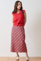 【ティアラ/Tiara】のトリコロールプリントナロースカート 人気、トレンドファッション・服の通販 founy(ファニー) ファッション Fashion レディースファッション Fashion for Women スカート Skirts ロングスカート Long Skirts / Maxi & Midi Skirts おすすめ Recommended / Our Picks コンパクト Compact, Small Size スカーフ Scarf, Neckwear セットアップ Set-Up, Coordinated Outfit ツイル Twist, Twisted Detail プリント Print, Printed Pattern ボトム Bottoms, Lower Wear ロング Long, Long-Length 夏 Summer 新作・新入荷 New Arrivals / New In thumbnail レッド|ID: prp329100004932086 ipo3291000000037018227