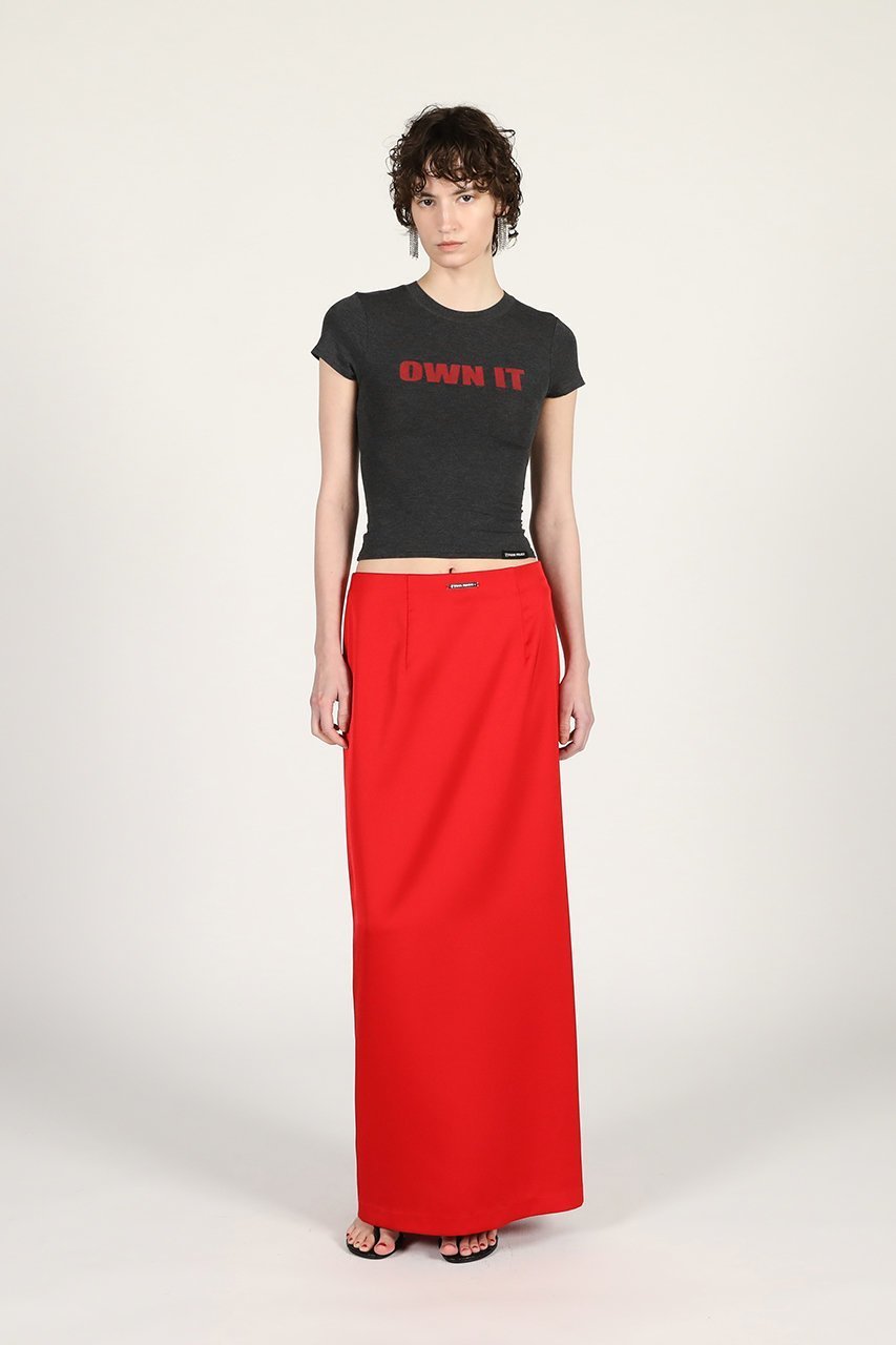 【プランク プロジェクト/PRANK PROJECT】のナローマキシスカート / Narrow Maxi Skirt 人気、トレンドファッション・服の通販 founy(ファニー) 　ファッション　Fashion　レディースファッション　Fashion for Women　スカート　Skirts　ロングスカート　Long Skirts / Maxi & Midi Skirts　キュプラ　Cupro, Eco Fabric　サテン　Satin, Glossy Fabric　シンプル　Simple, Minimal　ストレート　Straight, Straight Cut　スリット　Slit, Slit Detail　ロング　Long, Long-Length　エレガント 上品　Elegant　夏　Summer　新作・新入荷　New Arrivals / New In　other-2|ID: prp329100004932091 ipo3291000000037018272