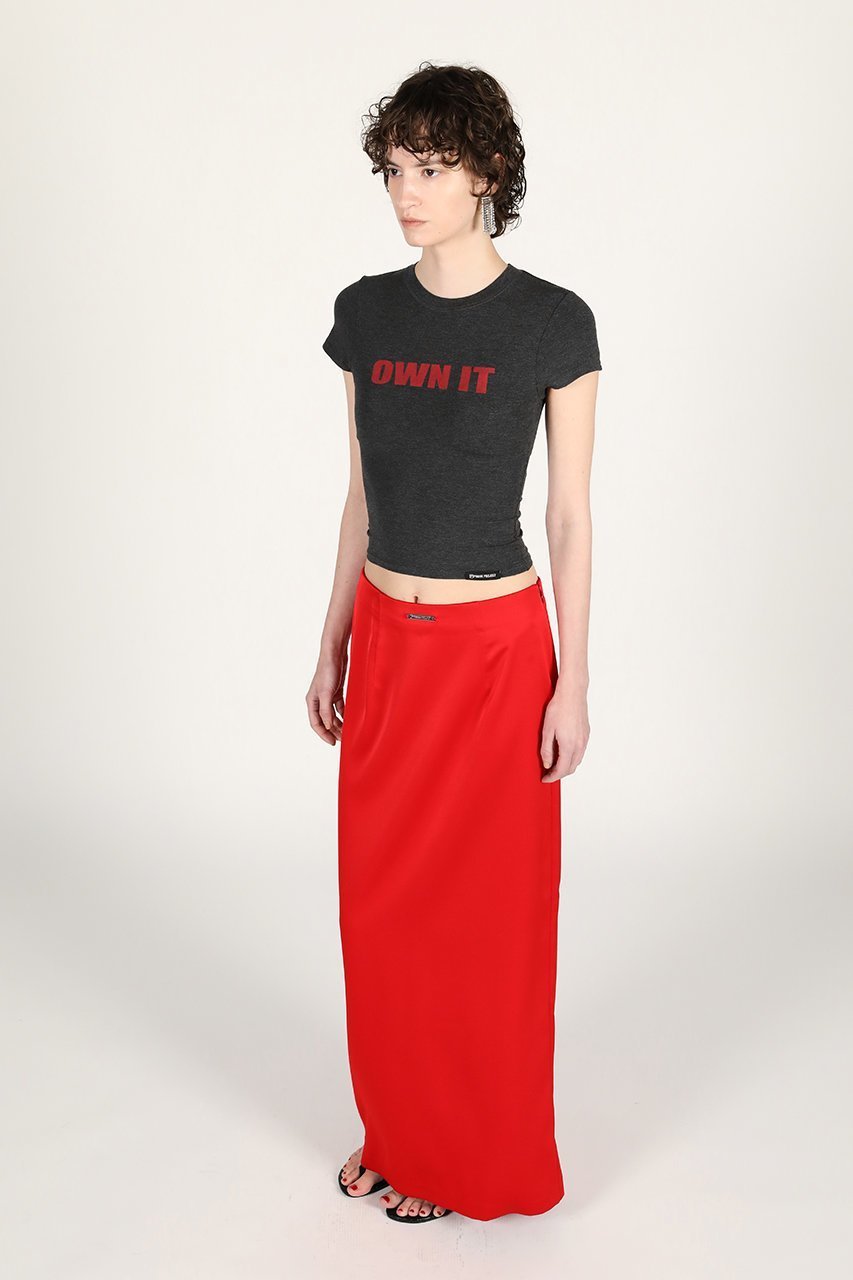 【プランク プロジェクト/PRANK PROJECT】のナローマキシスカート / Narrow Maxi Skirt 人気、トレンドファッション・服の通販 founy(ファニー) 　ファッション　Fashion　レディースファッション　Fashion for Women　スカート　Skirts　ロングスカート　Long Skirts / Maxi & Midi Skirts　キュプラ　Cupro, Eco Fabric　サテン　Satin, Glossy Fabric　シンプル　Simple, Minimal　ストレート　Straight, Straight Cut　スリット　Slit, Slit Detail　ロング　Long, Long-Length　エレガント 上品　Elegant　夏　Summer　新作・新入荷　New Arrivals / New In　other-3|ID: prp329100004932091 ipo3291000000037018273