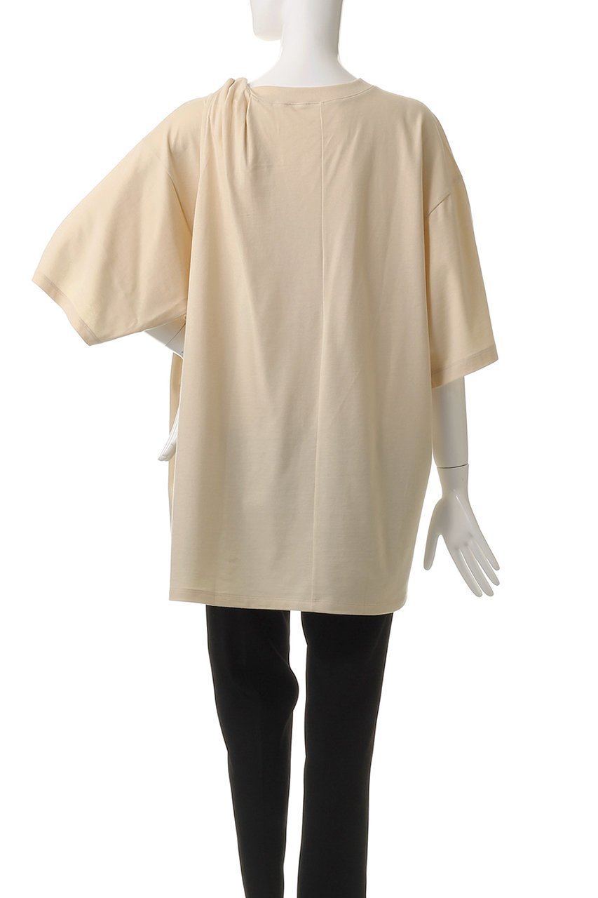 【プランク プロジェクト/PRANK PROJECT】のレイヤードツイストオーバートップ / Layered Twist Over Top 人気、トレンドファッション・服の通販 founy(ファニー) 　ファッション　Fashion　レディースファッション　Fashion for Women　トップス・カットソー　Cut & Sew Tops　シャツ・ブラウス・オフィスカジュアル　Elegant Blouses & Button-Ups　ロングTシャツ・Tシャツ　Longline T-Shirts & Tees　カットソー・ベーシックTシャツ　Cut-and-Sewn Tops / Stretch Tees & Basics　おすすめ　Recommended / Our Picks　アシンメトリー　Asymmetrical Style　ショート　Short, Short Length　スリーブ　Sleeve, Long Sleeve / Short Sleeve　デニム　Denim, Jeans Material　バランス　Balance, Style Balance　ワイド　Wide, Wide Fit　エレガント 上品　Elegant　other-4|ID: prp329100004932096 ipo3291000000037018332