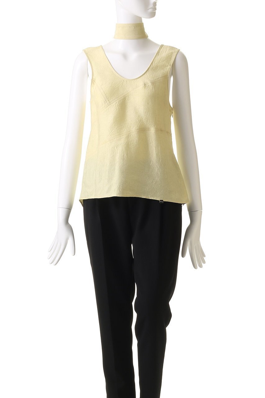 【プランク プロジェクト/PRANK PROJECT】のスカーフサテンタンク / Scarf Satin Tank 人気、トレンドファッション・服の通販 founy(ファニー) 　ファッション　Fashion　レディースファッション　Fashion for Women　トップス・カットソー　Cut & Sew Tops　キャミソール&ノースリーブ　Camisoles & Sleeveless Tops　シャツ・ブラウス・オフィスカジュアル　Elegant Blouses & Button-Ups　ロングTシャツ・Tシャツ　Longline T-Shirts & Tees　カットソー・ベーシックTシャツ　Cut-and-Sewn Tops / Stretch Tees & Basics　おすすめ　Recommended / Our Picks　キャミソール　Camisole, Spaghetti Strap Top　サテン　Satin, Glossy Fabric　スカーフ　Scarf, Neckwear　セットアップ　Set-Up, Coordinated Outfit　タンク　Tank Top, Sleeveless Top　ツイル　Twist, Twisted Detail　デニム　Denim, Jeans Material　other-2|ID: prp329100004932098 ipo3291000000037018359