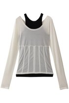 【プランク プロジェクト/PRANK PROJECT】のレイヤードマルチトップス WHT(ホワイト)|ID: prp329100004932100 ipo3291000000037018377