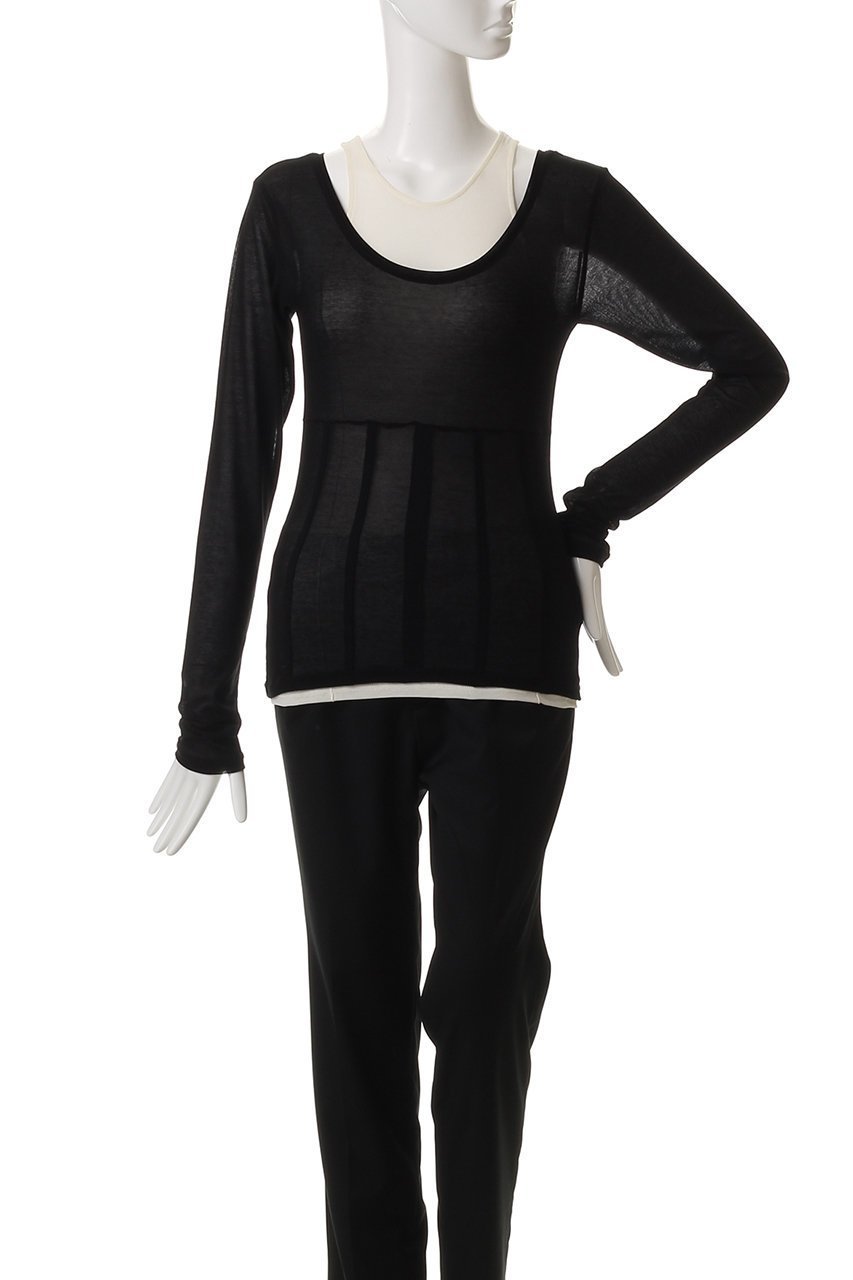 【プランク プロジェクト/PRANK PROJECT】のレイヤードマルチトップス 人気、トレンドファッション・服の通販 founy(ファニー) 　ファッション　Fashion　レディースファッション　Fashion for Women　トップス・カットソー　Cut & Sew Tops　キャミソール&ノースリーブ　Camisoles & Sleeveless Tops　シャツ・ブラウス・オフィスカジュアル　Elegant Blouses & Button-Ups　ロングTシャツ・Tシャツ　Longline T-Shirts & Tees　カットソー・ベーシックTシャツ　Cut-and-Sewn Tops / Stretch Tees & Basics　キャミソール　Camisole, Spaghetti Strap Top　シアー　Sheer, See-Through　タンク　Tank Top, Sleeveless Top　other-2|ID: prp329100004932100 ipo3291000000037018379