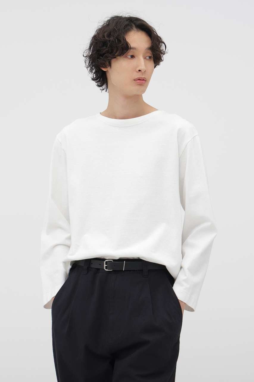 【その他のブランド/Other】のDRY COTTON JERSEY TOP 人気、トレンドファッション・服の通販 founy(ファニー) 　ファッション　Fashion　レディースファッション　Fashion for Women　トップス・カットソー　Cut & Sew Tops　シャツ・ブラウス・オフィスカジュアル　Elegant Blouses & Button-Ups　ロングTシャツ・Tシャツ　Longline T-Shirts & Tees　カットソー・ベーシックTシャツ　Cut-and-Sewn Tops / Stretch Tees & Basics　カットソー　Cut and Sewn Top　シンプル　Simple, Minimal　スリーブ　Sleeve, Long Sleeve / Short Sleeve　ロング　Long, Long-Length　ヴィンテージ　Vintage Style　 other-1|ID: prp329100004932113 ipo3291000000037018489