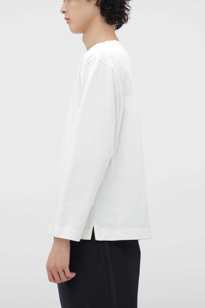 【その他のブランド/Other】のDRY COTTON JERSEY TOP 人気、トレンドファッション・服の通販 founy(ファニー) 　ファッション　Fashion　レディースファッション　Fashion for Women　トップス・カットソー　Cut & Sew Tops　シャツ・ブラウス・オフィスカジュアル　Elegant Blouses & Button-Ups　ロングTシャツ・Tシャツ　Longline T-Shirts & Tees　カットソー・ベーシックTシャツ　Cut-and-Sewn Tops / Stretch Tees & Basics　カットソー　Cut and Sewn Top　シンプル　Simple, Minimal　スリーブ　Sleeve, Long Sleeve / Short Sleeve　ロング　Long, Long-Length　ヴィンテージ　Vintage Style　other-3|ID: prp329100004932113 ipo3291000000037018492