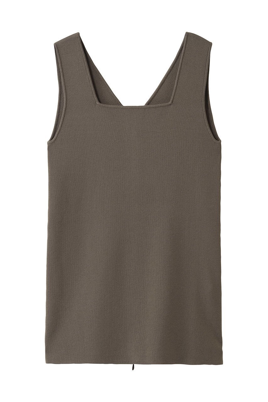 【アンクレイヴ/uncrave】の2WAYタンクトップ インテリア・キッズ・メンズ・レディースファッション・服の通販 founy(ファニー) 　ファッション　Fashion　レディースファッション　Fashion for Women　トップス・カットソー　Cut & Sew Tops　キャミソール&ノースリーブ　Camisoles & Sleeveless Tops　シャツ・ブラウス・オフィスカジュアル　Elegant Blouses & Button-Ups　ロングTシャツ・Tシャツ　Longline T-Shirts & Tees　カットソー・ベーシックTシャツ　Cut-and-Sewn Tops / Stretch Tees & Basics　なめらか　Smooth, Silky Texture　キャミソール　Camisole, Spaghetti Strap Top　スクエア　Square, Square Shape　ストレッチ　Stretch, Stretchy Fabric　スリット　Slit, Slit Detail　タンク　Tank Top, Sleeveless Top　フィット　Fit, Slim Fit　ボックス　Boxy, Box Shape　トープ|ID: prp329100004932126 ipo3291000000037018602