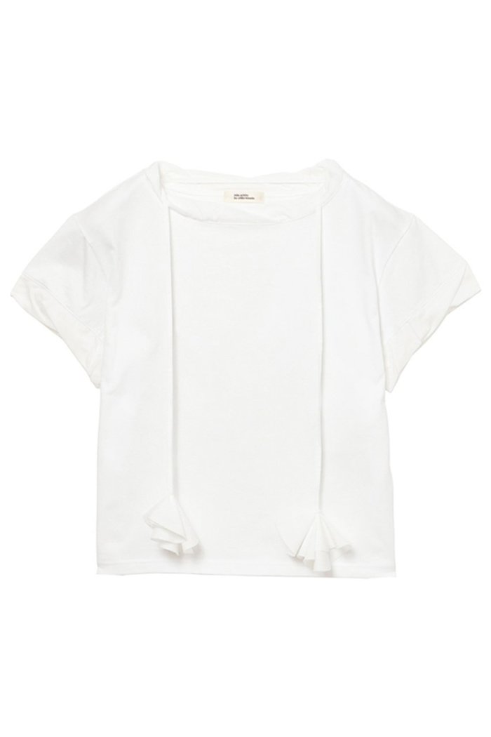 【ミラ ショーン バイ チカ キサダ/mila schon by chika kisada】のツイストフルールカット プルオーバー インテリア・キッズ・メンズ・レディースファッション・服の通販 founy(ファニー) https://founy.com/ ファッション Fashion レディースファッション Fashion for Women トップス・カットソー Cut & Sew Tops シャツ・ブラウス・オフィスカジュアル Elegant Blouses & Button-Ups ロングTシャツ・Tシャツ Longline T-Shirts & Tees カジュアルプルオーバー・ニットトップス Pullovers & Knit Tops / Casual Pullovers カットソー・ベーシックTシャツ Cut-and-Sewn Tops / Stretch Tees & Basics ショート Short, Short Length スリーブ Sleeve, Long Sleeve / Short Sleeve ツイスト Tweed, Tweed Fabric パターン Pattern, Design Print モチーフ Motif, Design Theme リボン Ribbon, Bow |ID: prp329100004932130 ipo3291000000037018640