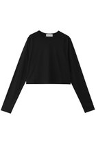 【リムアーク/RIM.ARK】のSilky long T-SH/Tシャツ 人気、トレンドファッション・服の通販 founy(ファニー) ファッション Fashion レディースファッション Fashion for Women トップス・カットソー Cut & Sew Tops シャツ・ブラウス・オフィスカジュアル Elegant Blouses & Button-Ups ロングTシャツ・Tシャツ Longline T-Shirts & Tees カットソー・ベーシックTシャツ Cut-and-Sewn Tops / Stretch Tees & Basics なめらか Smooth, Silky Texture コンパクト Compact, Small Size ショート Short, Short Length シンプル Simple, Minimal スリーブ Sleeve, Long Sleeve / Short Sleeve バランス Balance, Style Balance ベーシック Basic, Essential ロング Long, Long-Length ワイド Wide, Wide Fit thumbnail ブラック|ID: prp329100004932134 ipo3291000000037018673