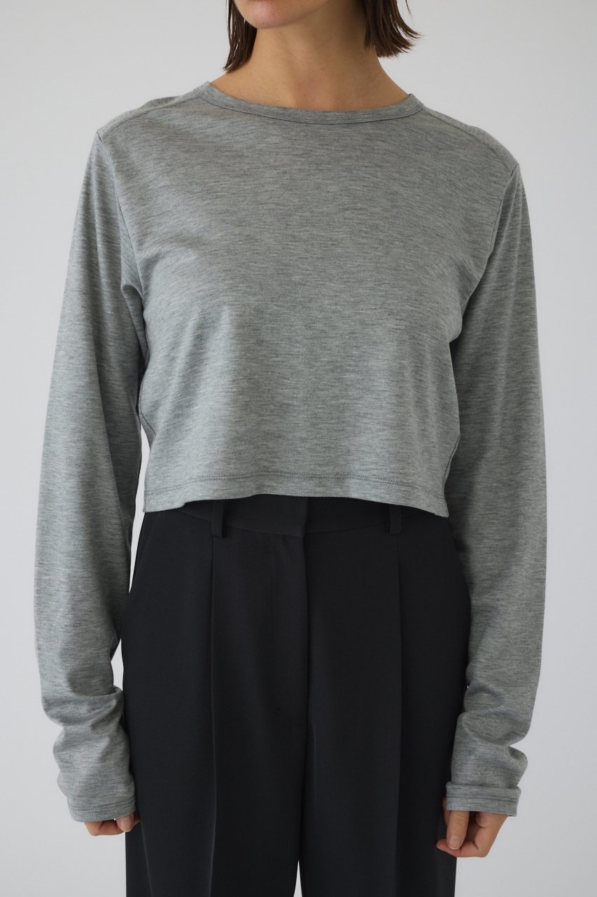 【リムアーク/RIM.ARK】のSilky long T-SH/Tシャツ 人気、トレンドファッション・服の通販 founy(ファニー) 　ファッション　Fashion　レディースファッション　Fashion for Women　トップス・カットソー　Cut & Sew Tops　シャツ・ブラウス・オフィスカジュアル　Elegant Blouses & Button-Ups　ロングTシャツ・Tシャツ　Longline T-Shirts & Tees　カットソー・ベーシックTシャツ　Cut-and-Sewn Tops / Stretch Tees & Basics　なめらか　Smooth, Silky Texture　コンパクト　Compact, Small Size　ショート　Short, Short Length　シンプル　Simple, Minimal　スリーブ　Sleeve, Long Sleeve / Short Sleeve　バランス　Balance, Style Balance　ベーシック　Basic, Essential　ロング　Long, Long-Length　ワイド　Wide, Wide Fit　other-3|ID: prp329100004932134 ipo3291000000037018676