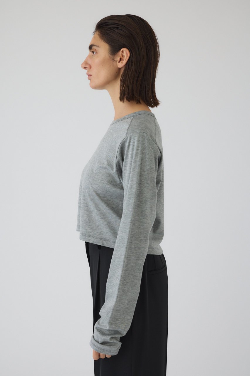 【リムアーク/RIM.ARK】のSilky long T-SH/Tシャツ 人気、トレンドファッション・服の通販 founy(ファニー) 　ファッション　Fashion　レディースファッション　Fashion for Women　トップス・カットソー　Cut & Sew Tops　シャツ・ブラウス・オフィスカジュアル　Elegant Blouses & Button-Ups　ロングTシャツ・Tシャツ　Longline T-Shirts & Tees　カットソー・ベーシックTシャツ　Cut-and-Sewn Tops / Stretch Tees & Basics　なめらか　Smooth, Silky Texture　コンパクト　Compact, Small Size　ショート　Short, Short Length　シンプル　Simple, Minimal　スリーブ　Sleeve, Long Sleeve / Short Sleeve　バランス　Balance, Style Balance　ベーシック　Basic, Essential　ロング　Long, Long-Length　ワイド　Wide, Wide Fit　other-6|ID: prp329100004932134 ipo3291000000037018679