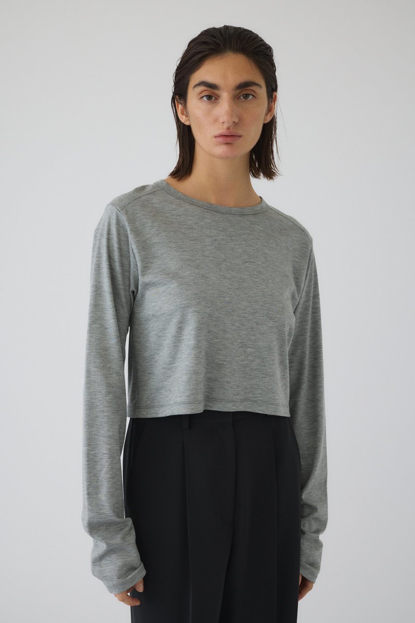 【リムアーク/RIM.ARK】のSilky long T-SH/Tシャツ 人気、トレンドファッション・服の通販 founy(ファニー) 　ファッション　Fashion　レディースファッション　Fashion for Women　トップス・カットソー　Cut & Sew Tops　シャツ・ブラウス・オフィスカジュアル　Elegant Blouses & Button-Ups　ロングTシャツ・Tシャツ　Longline T-Shirts & Tees　カットソー・ベーシックTシャツ　Cut-and-Sewn Tops / Stretch Tees & Basics　なめらか　Smooth, Silky Texture　コンパクト　Compact, Small Size　ショート　Short, Short Length　シンプル　Simple, Minimal　スリーブ　Sleeve, Long Sleeve / Short Sleeve　バランス　Balance, Style Balance　ベーシック　Basic, Essential　ロング　Long, Long-Length　ワイド　Wide, Wide Fit　other-8|ID: prp329100004932134 ipo3291000000037018681