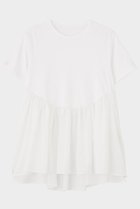 【ル フィル/LE PHIL】のコンビジャージープルオーバー 人気、トレンドファッション・服の通販 founy(ファニー) ファッション Fashion レディースファッション Fashion for Women トップス・カットソー Cut & Sew Tops シャツ・ブラウス・オフィスカジュアル Elegant Blouses & Button-Ups ロングTシャツ・Tシャツ Longline T-Shirts & Tees カジュアルプルオーバー・ニットトップス Pullovers & Knit Tops / Casual Pullovers カットソー・ベーシックTシャツ Cut-and-Sewn Tops / Stretch Tees & Basics コンビ Combo, Combination Style ショート Short, Short Length シンプル Simple, Minimal スタンダード Standard, Basic スリーブ Sleeve, Long Sleeve / Short Sleeve ドレープ Drape, Draping Fabric フェミニン Feminine, Girly ヘムライン Hemline, Bottom Cut 春 Spring 秋 Autumn thumbnail ホワイト|ID: prp329100004932137 ipo3291000000037018702