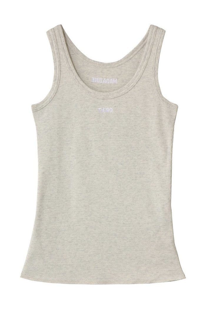 【サードマガジン/THIRD MAGAZINE】の【別注】FAITH MILLS/ロゴ刺繍サーマルタンクトップ インテリア・キッズ・メンズ・レディースファッション・服の通販 founy(ファニー) https://founy.com/ ファッション Fashion レディースファッション Fashion for Women トップス・カットソー Cut & Sew Tops キャミソール&ノースリーブ Camisoles & Sleeveless Tops シャツ・ブラウス・オフィスカジュアル Elegant Blouses & Button-Ups ロングTシャツ・Tシャツ Longline T-Shirts & Tees カットソー・ベーシックTシャツ Cut-and-Sewn Tops / Stretch Tees & Basics インナー Innerwear キャミソール Camisole, Spaghetti Strap Top サーマル Thermal, Waffle Knit シンプル Simple, Minimal タンク Tank Top, Sleeveless Top エレガント 上品 Elegant 別注 Limited Edition, Custom Order |ID: prp329100004932138 ipo3291000000037018709