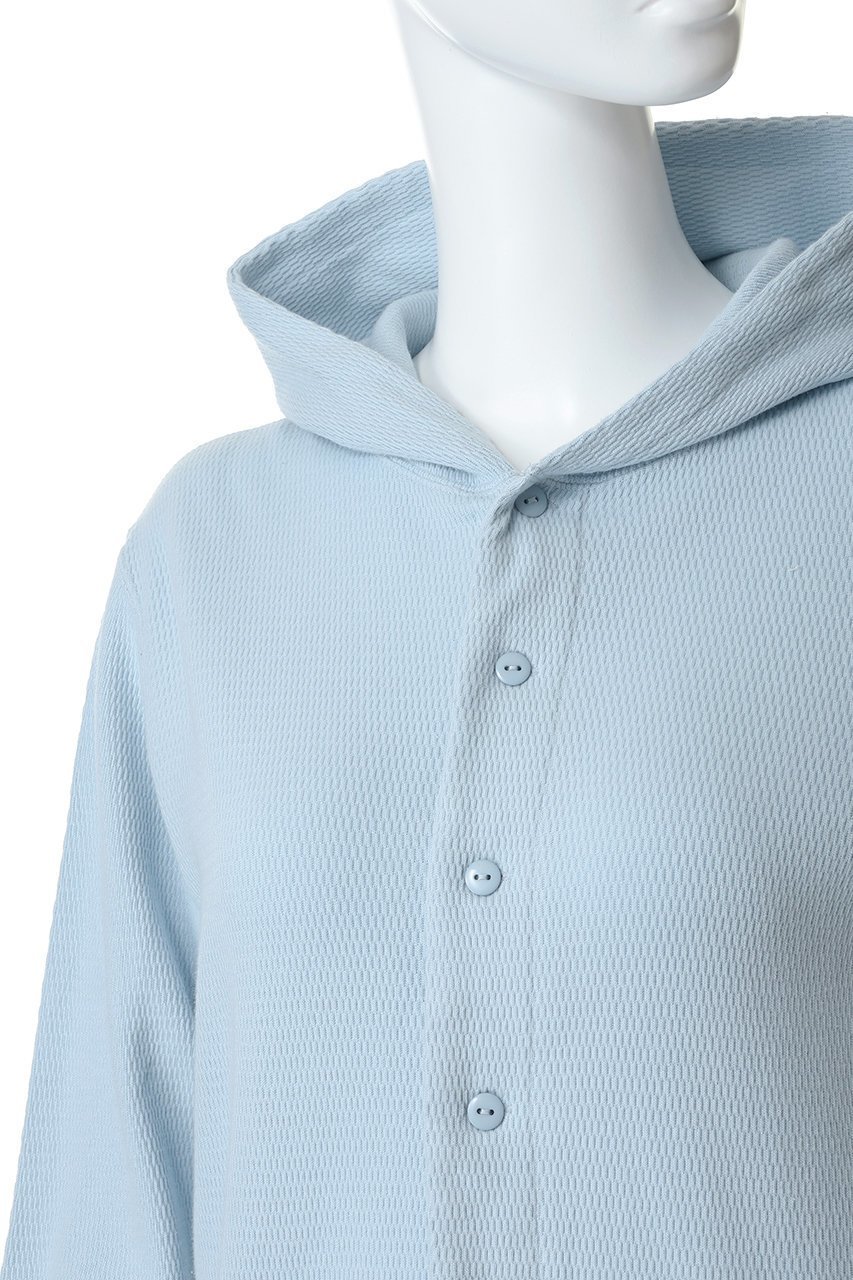 【サードマガジン/THIRD MAGAZINE】の【別注】FAITH MILLS/ロゴ刺繍サーマルパーカー 人気、トレンドファッション・服の通販 founy(ファニー) 　ファッション　Fashion　レディースファッション　Fashion for Women　トップス・カットソー　Cut & Sew Tops　シャツ・ブラウス・オフィスカジュアル　Elegant Blouses & Button-Ups　レディースパーカー・カジュアルフーディー　Casual Hoodies & Sweatshirts　ロングTシャツ・Tシャツ　Longline T-Shirts & Tees　スウェット・クルーネックトップス　Sweatshirts & Crewnecks / Relaxed Fit Sweat Tops　カットソー・ベーシックTシャツ　Cut-and-Sewn Tops / Stretch Tees & Basics　コンパクト　Compact, Small Size　サーマル　Thermal, Waffle Knit　ショート　Short, Short Length　エレガント 上品　Elegant　別注　Limited Edition, Custom Order　other-5|ID: prp329100004932139 ipo3291000000037018725