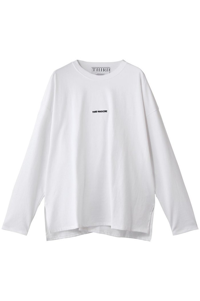 【サードマガジン/THIRD MAGAZINE】のグログランロゴロングTシャツ インテリア・キッズ・メンズ・レディースファッション・服の通販 founy(ファウニー) https://founy.com/ ファッション Fashion レディースファッション Fashion for Women トップス・カットソー Cut & Sew Tops シャツ・ブラウス・オフィスカジュアル Elegant Blouses & Button-Ups ロングTシャツ・Tシャツ Longline T-Shirts & Tees カットソー・ベーシックTシャツ Cut-and-Sewn Tops / Stretch Tees & Basics おすすめ Recommended / Our Picks シンプル Simple, Minimal スリーブ Sleeve, Long Sleeve / Short Sleeve ロング Long, Long-Length 長袖 Long Sleeve, Full Sleeve |ID: prp329100004932141 ipo3291000000037018732