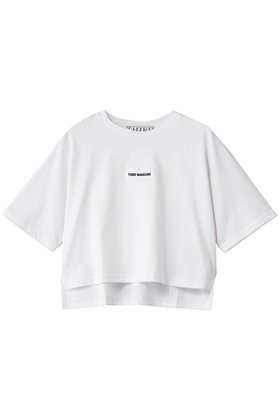 【サードマガジン/THIRD MAGAZINE】のグログランロゴクロップドTシャツ 人気、トレンドファッション・服の通販 founy(ファニー) ファッション Fashion レディースファッション Fashion for Women トップス・カットソー Cut & Sew Tops シャツ・ブラウス・オフィスカジュアル Elegant Blouses & Button-Ups ロングTシャツ・Tシャツ Longline T-Shirts & Tees カットソー・ベーシックTシャツ Cut-and-Sewn Tops / Stretch Tees & Basics クロップド Cropped, Short Length ショート Short, Short Length シンプル Simple, Minimal スリーブ Sleeve, Long Sleeve / Short Sleeve トレンド Trend, Trending Now 半袖 Short Sleeve, Half Sleeve 新作・新入荷 New Arrivals / New In |ID:prp329100004932142