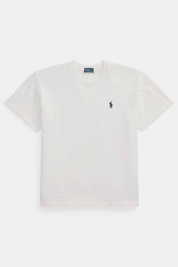 【ラルフローレン/RALPH LAUREN】の【POLO RALPH LAUREN】コットン ジャージー クルーネック Tシャツ インテリア・キッズ・メンズ・レディースファッション・服の通販 founy(ファウニー) https://founy.com/ ファッション Fashion レディースファッション Fashion for Women トップス・カットソー Cut & Sew Tops シャツ・ブラウス・オフィスカジュアル Elegant Blouses & Button-Ups ロングTシャツ・Tシャツ Longline T-Shirts & Tees カットソー・ベーシックTシャツ Cut-and-Sewn Tops / Stretch Tees & Basics インナー Innerwear ショート Short, Short Length ジャケット Jacket, Outerwear スリーブ Sleeve, Long Sleeve / Short Sleeve デニム Denim, Jeans Material フィット Fit, Slim Fit リラックス Relax, Relaxed Fit エレガント 上品 Elegant 再入荷 Restock / Back in Stock |ID: prp329100004932146 ipo3291000000037018769