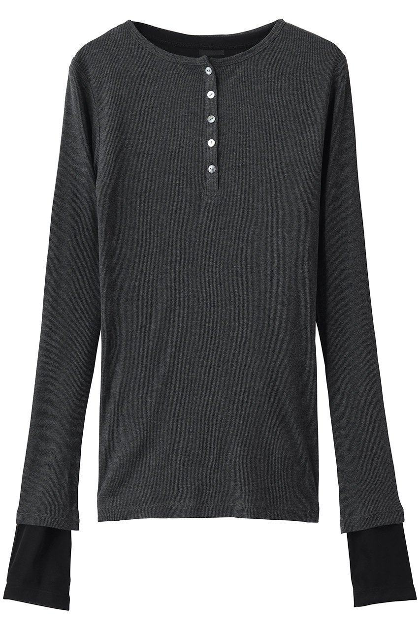 【マノフ/MANOF】のSHEER LAYERED CUT TOPSトップス インテリア・キッズ・メンズ・レディースファッション・服の通販 founy(ファニー) 　ファッション　Fashion　レディースファッション　Fashion for Women　トップス・カットソー　Cut & Sew Tops　シャツ・ブラウス・オフィスカジュアル　Elegant Blouses & Button-Ups　ロングTシャツ・Tシャツ　Longline T-Shirts & Tees　カットソー・ベーシックTシャツ　Cut-and-Sewn Tops / Stretch Tees & Basics　ギャザー　Gathered, Ruffled　スリーブ　Sleeve, Long Sleeve / Short Sleeve　ロング　Long, Long-Length　BLACK|ID: prp329100004932147 ipo3291000000037018778