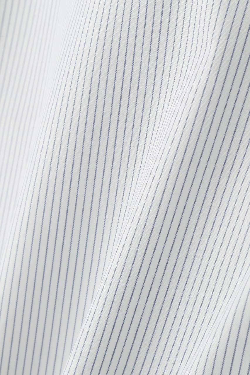 【マーガレットハウエル/MARGARET HOWELL】のYARN DYED COTTON POPLIN SHIRT 人気、トレンドファッション・服の通販 founy(ファニー) 　ファッション　Fashion　レディースファッション　Fashion for Women　トップス・カットソー　Cut & Sew Tops　シャツ・ブラウス・オフィスカジュアル　Elegant Blouses & Button-Ups　なめらか　Smooth, Silky Texture　ショート　Short, Short Length　スピンドル　Spindle, Drawcord　スリーブ　Sleeve, Long Sleeve / Short Sleeve　ブラウジング　Blouson Silhouette, Cinched Waist　エレガント 上品　Elegant　半袖　Short Sleeve, Half Sleeve　other-6|ID: prp329100004932165 ipo3291000000037018932