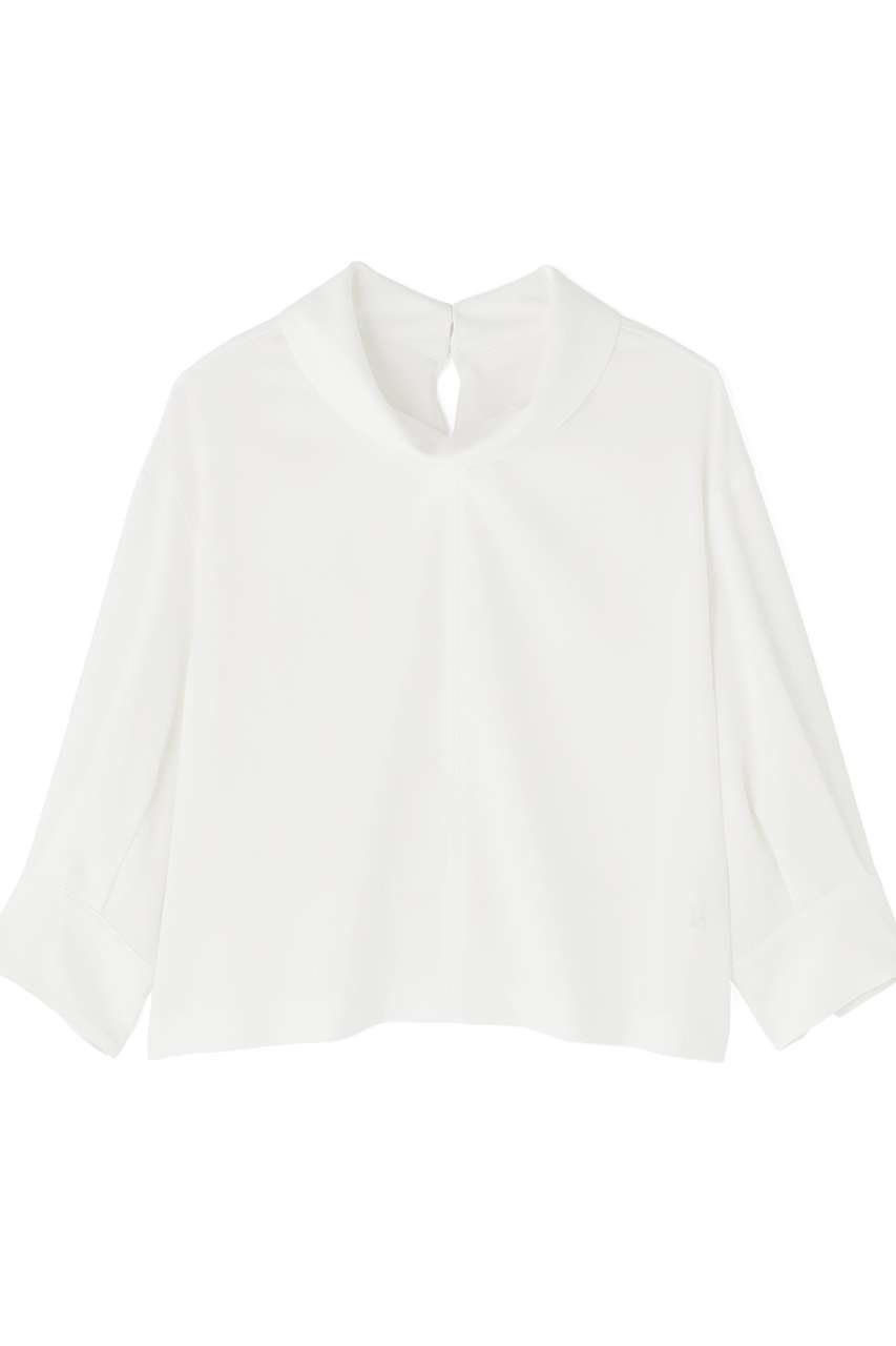 【アドーア/ADORE】のドライタッチクロスブラウス インテリア・キッズ・メンズ・レディースファッション・服の通販 founy(ファニー) 　ファッション　Fashion　レディースファッション　Fashion for Women　トップス・カットソー　Cut & Sew Tops　シャツ・ブラウス・オフィスカジュアル　Elegant Blouses & Button-Ups　おすすめ　Recommended / Our Picks　スリーブ　Sleeve, Long Sleeve / Short Sleeve　セットアップ　Set-Up, Coordinated Outfit　ツイル　Twist, Twisted Detail　ドレープ　Drape, Draping Fabric　ロング　Long, Long-Length　エレガント 上品　Elegant　再入荷　Restock / Back in Stock　ホワイト|ID: prp329100004932169 ipo3291000000037018953