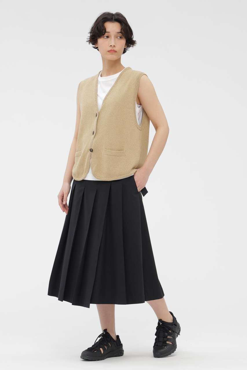 【マーガレットハウエル/MARGARET HOWELL】のPAPER COTTON KNITWEAR 人気、トレンドファッション・服の通販 founy(ファニー) 　ファッション　Fashion　レディースファッション　Fashion for Women　アウター　Coat / Outerwear Collection　レディースジャケット・軽アウター　Jackets　シンプル　Simple, Minimal　ジャケット　Jacket, Outerwear　タンク　Tank Top, Sleeveless Top　テーラード　Tailored, Tailored Fit　ベスト　Vest, Waistcoat　other-2|ID: prp329100004932172 ipo3291000000037018979