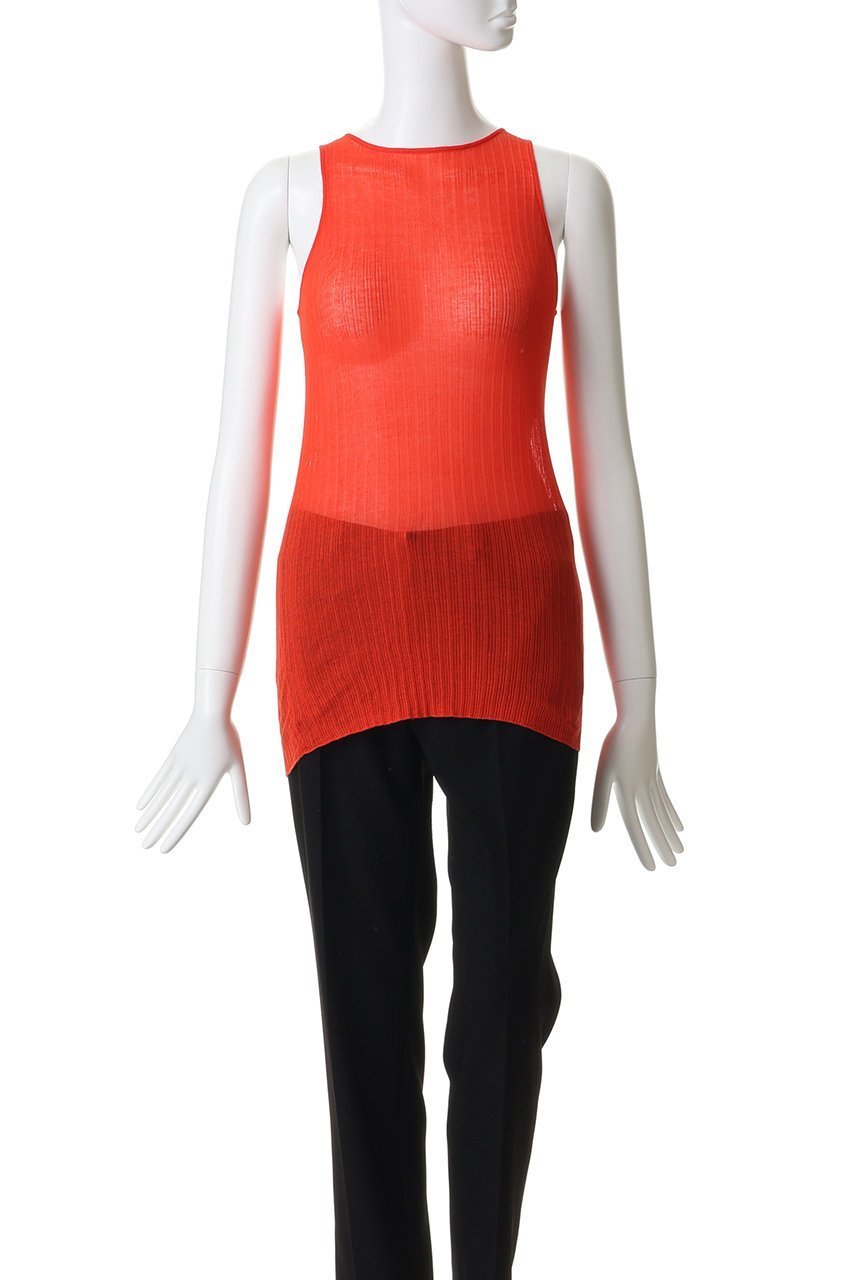 【アンクレイヴ/uncrave】のランダムリブシアーニット タンクトップ 人気、トレンドファッション・服の通販 founy(ファニー) 　ファッション　Fashion　レディースファッション　Fashion for Women　トップス・カットソー　Cut & Sew Tops　ニット　Knit Tops & Sweaters　カジュアルプルオーバー・ニットトップス　Pullovers & Knit Tops / Casual Pullovers　インナー　Innerwear　コーティング　Coating, Coated Finish　シンプル　Simple, Minimal　タンク　Tank Top, Sleeveless Top　デコルテ　Décolleté, Neckline　other-2|ID: prp329100004932175 ipo3291000000037019001