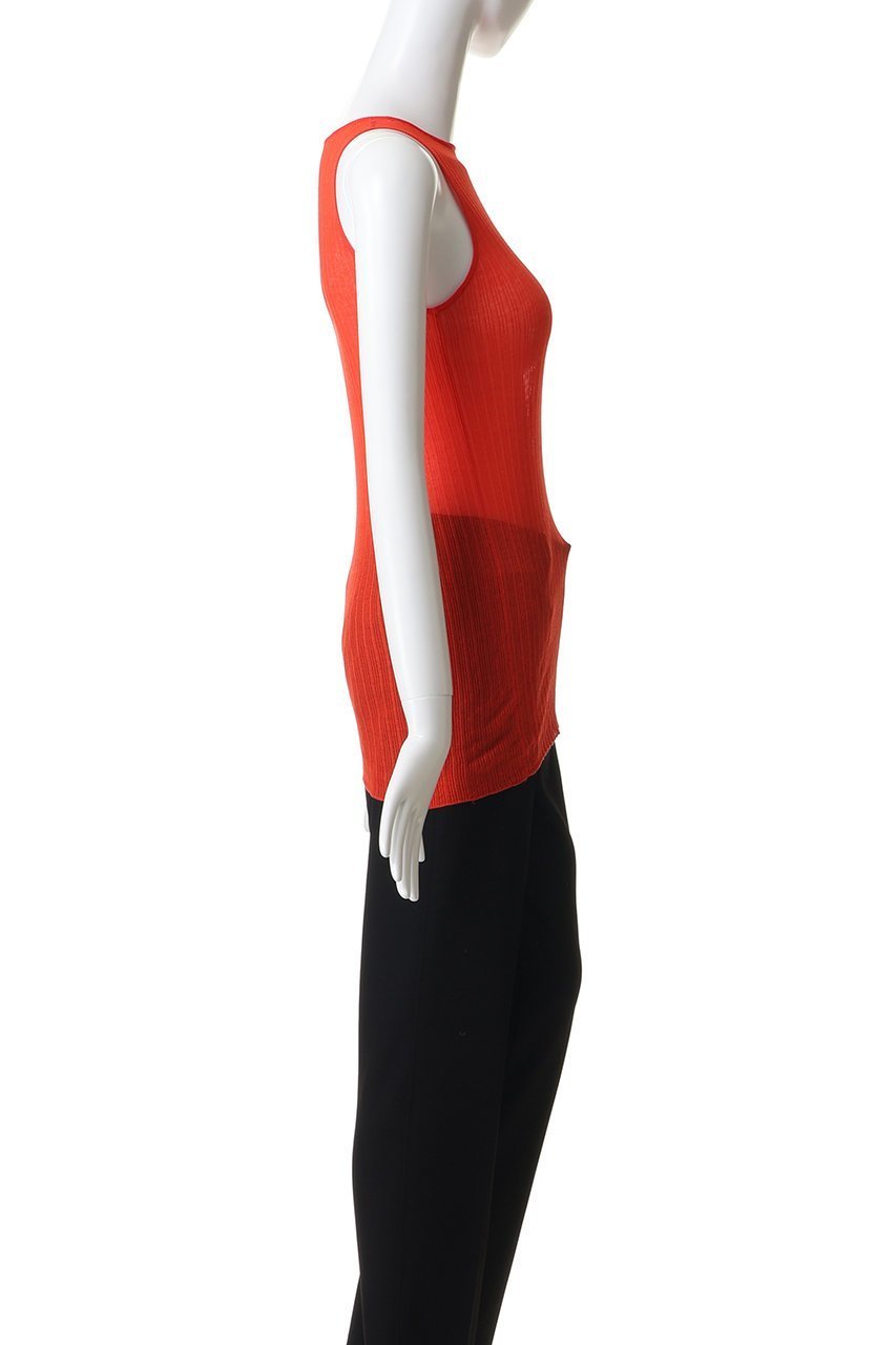 【アンクレイヴ/uncrave】のランダムリブシアーニット タンクトップ 人気、トレンドファッション・服の通販 founy(ファニー) 　ファッション　Fashion　レディースファッション　Fashion for Women　トップス・カットソー　Cut & Sew Tops　ニット　Knit Tops & Sweaters　カジュアルプルオーバー・ニットトップス　Pullovers & Knit Tops / Casual Pullovers　インナー　Innerwear　コーティング　Coating, Coated Finish　シンプル　Simple, Minimal　タンク　Tank Top, Sleeveless Top　デコルテ　Décolleté, Neckline　other-3|ID: prp329100004932175 ipo3291000000037019002