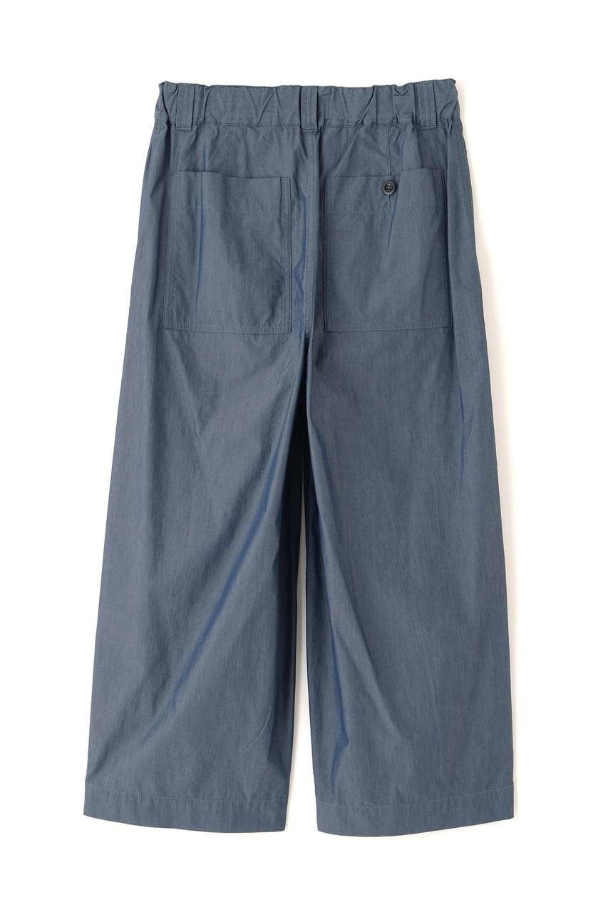 【マーガレットハウエル/MARGARET HOWELL】のSUPERLIGHT COTTON NYLON TROUSERS 人気、トレンドファッション・服の通販 founy(ファニー) 　ファッション　Fashion　レディースファッション　Fashion for Women　パンツ　Pants & Trousers　クロップド　Cropped, Short Length　シャンブレー　Chambray, Denim-Like Fabric　テーパード　Tapered, Tapered Pants　ドローストリング　Drawstring, Pull Cord　バランス　Balance, Style Balance　リラックス　Relax, Relaxed Fit　ワッシャー　Washer, Crinkled Finish　other-6|ID: prp329100004932180 ipo3291000000037019040