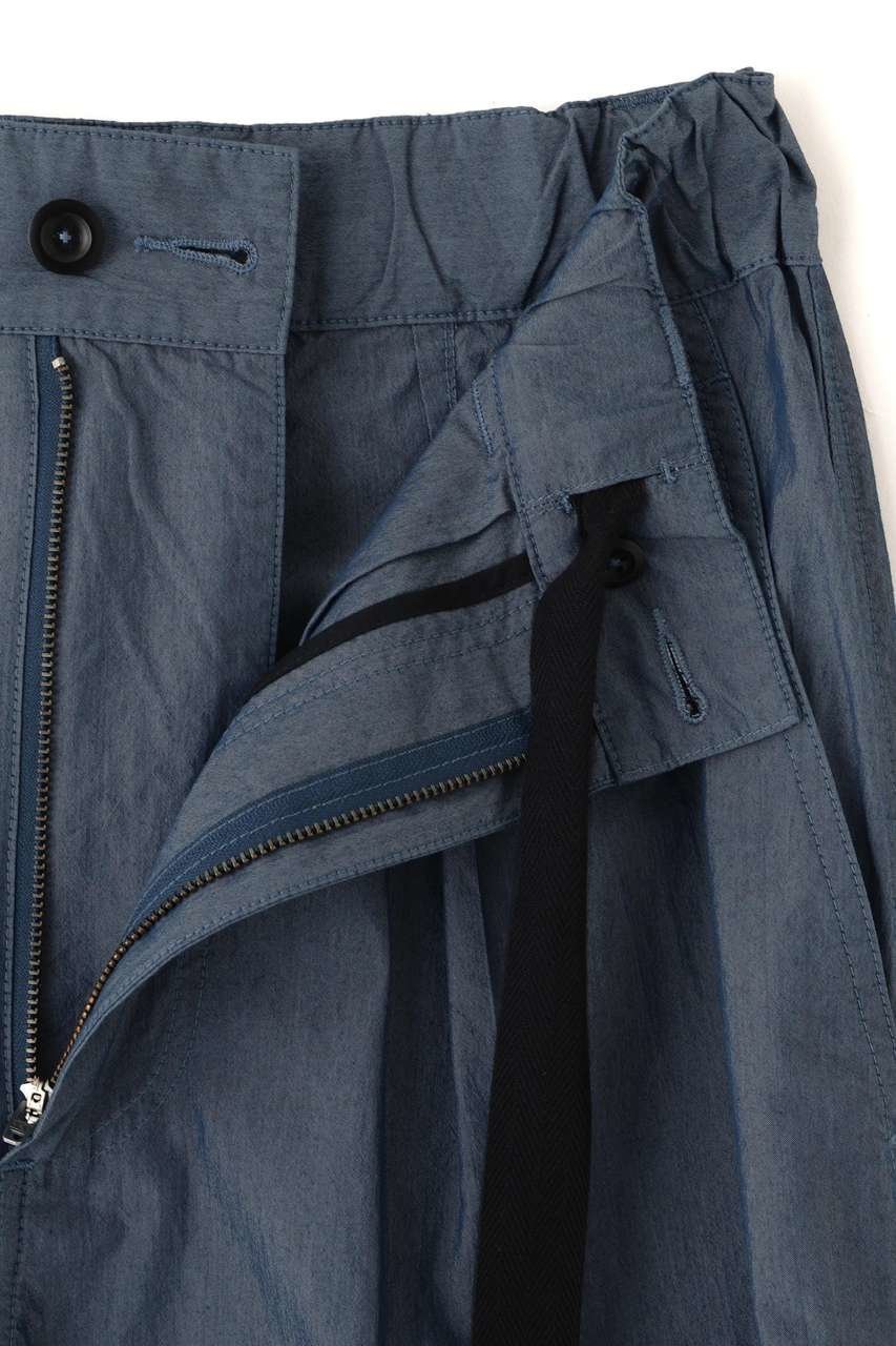 【マーガレットハウエル/MARGARET HOWELL】のSUPERLIGHT COTTON NYLON TROUSERS 人気、トレンドファッション・服の通販 founy(ファニー) 　ファッション　Fashion　レディースファッション　Fashion for Women　パンツ　Pants & Trousers　クロップド　Cropped, Short Length　シャンブレー　Chambray, Denim-Like Fabric　テーパード　Tapered, Tapered Pants　ドローストリング　Drawstring, Pull Cord　バランス　Balance, Style Balance　リラックス　Relax, Relaxed Fit　ワッシャー　Washer, Crinkled Finish　other-7|ID: prp329100004932180 ipo3291000000037019041