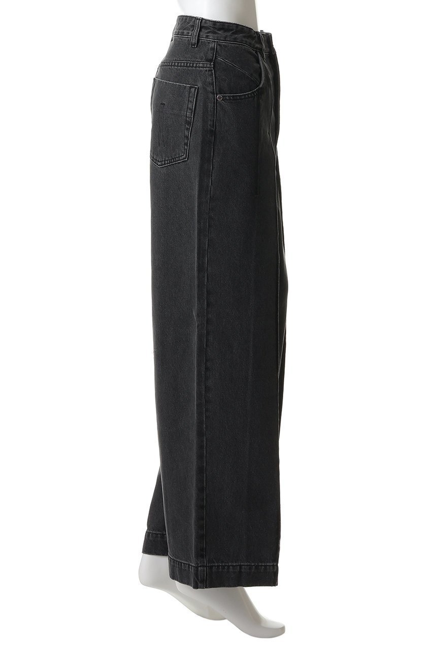 【フォーラム/FOURAM】のTUCKED DENIM PANTS 人気、トレンドファッション・服の通販 founy(ファニー) 　ファッション　Fashion　レディースファッション　Fashion for Women　パンツ　Pants & Trousers　デニムパンツ・ジーンズ・美脚デニム　Denim Jeans & Pants　シンプル　Simple, Minimal　ストレート　Straight, Straight Cut　デニム　Denim, Jeans Material　ロング　Long, Long-Length　other-3|ID: prp329100004932185 ipo3291000000037019076