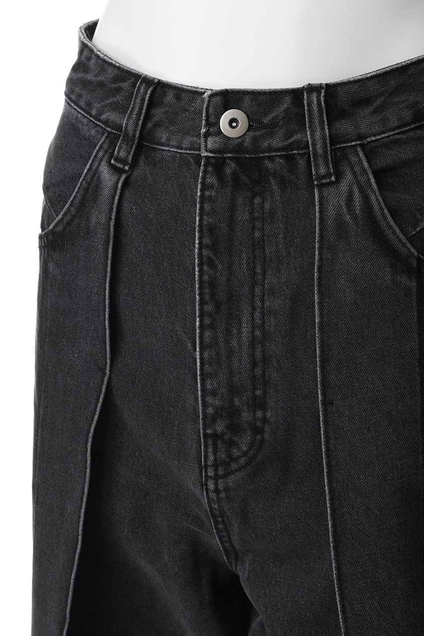 【フォーラム/FOURAM】のTUCKED DENIM PANTS 人気、トレンドファッション・服の通販 founy(ファニー) 　ファッション　Fashion　レディースファッション　Fashion for Women　パンツ　Pants & Trousers　デニムパンツ・ジーンズ・美脚デニム　Denim Jeans & Pants　シンプル　Simple, Minimal　ストレート　Straight, Straight Cut　デニム　Denim, Jeans Material　ロング　Long, Long-Length　other-5|ID: prp329100004932185 ipo3291000000037019078