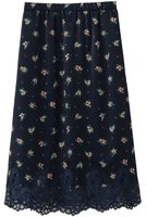 【ミュベール/MUVEIL】のティーカップフラワープリントスカート 人気、トレンドファッション・服の通販 founy(ファニー) ファッション Fashion レディースファッション Fashion for Women スカート Skirts サテン Satin, Glossy Fabric プリント Print, Printed Pattern モチーフ Motif, Design Theme レース Lace, Lace Fabric エレガント 上品 Elegant |ID:prp329100004932186